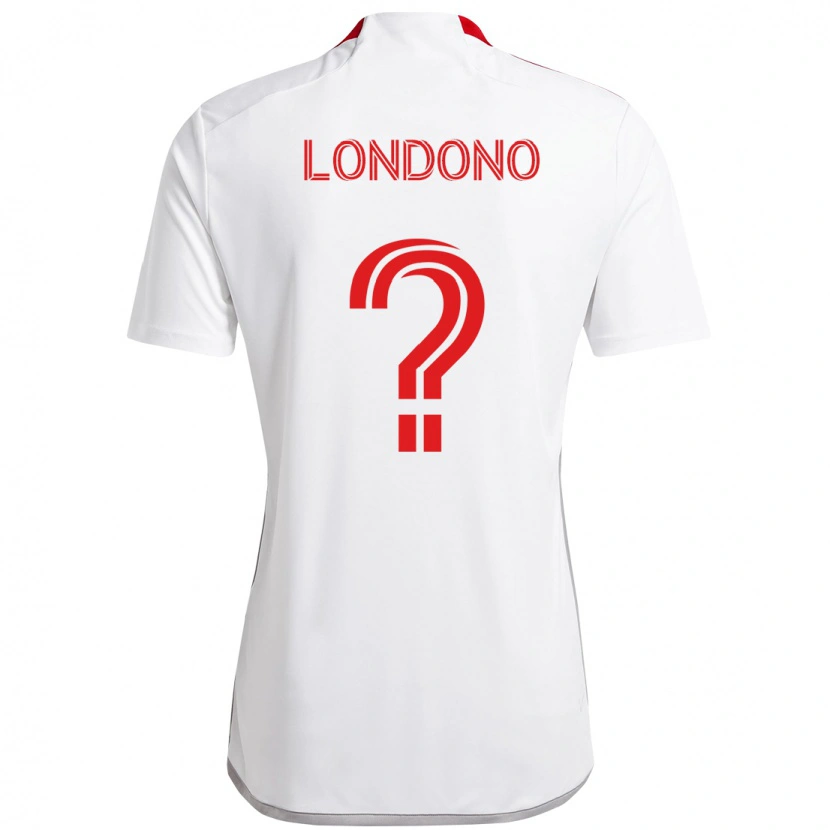 Danxen Herren Tyler Londono #0 Rot Weiß Auswärtstrikot Trikot 2025/26 T-Shirt Schweiz