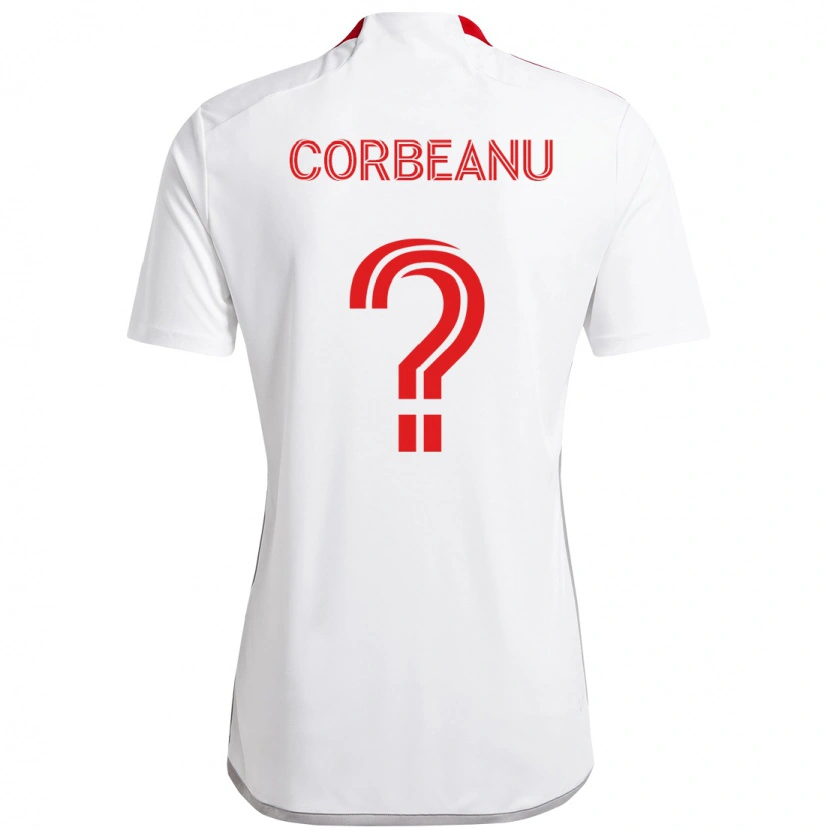 Danxen Herren Theo Corbeanu #0 Rot Weiß Auswärtstrikot Trikot 2025/26 T-Shirt Schweiz