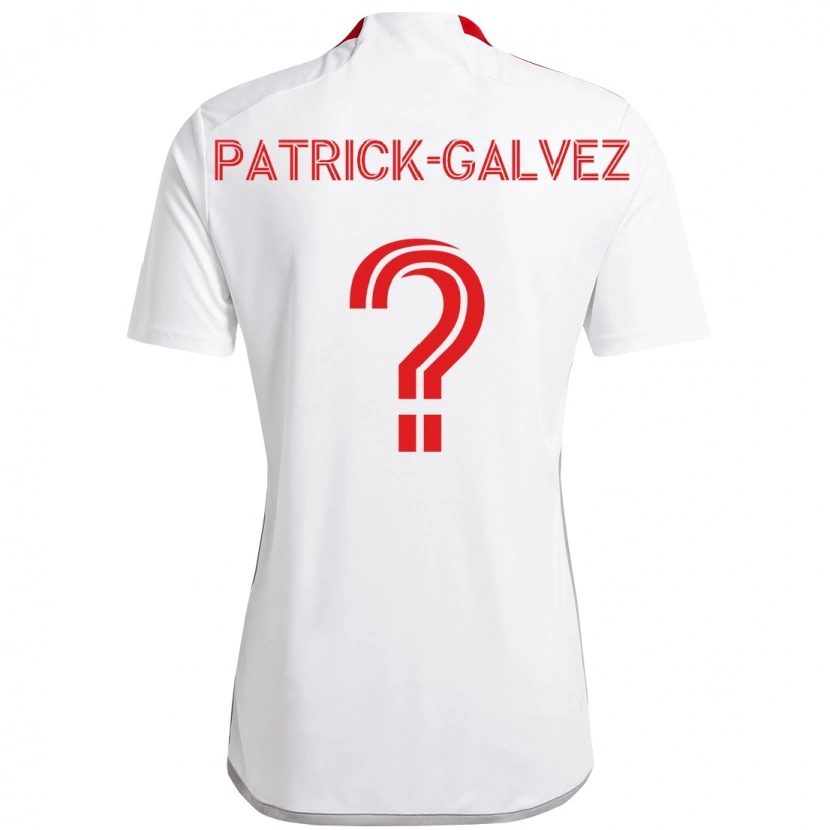 Danxen Herren Pablo Patrick-Galvez #0 Rot Weiß Auswärtstrikot Trikot 2025/26 T-Shirt Schweiz