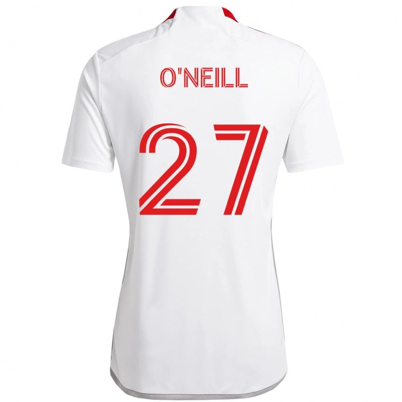 Danxen Herren Shane O'neill #27 Rot Weiß Auswärtstrikot Trikot 2025/26 T-Shirt Schweiz