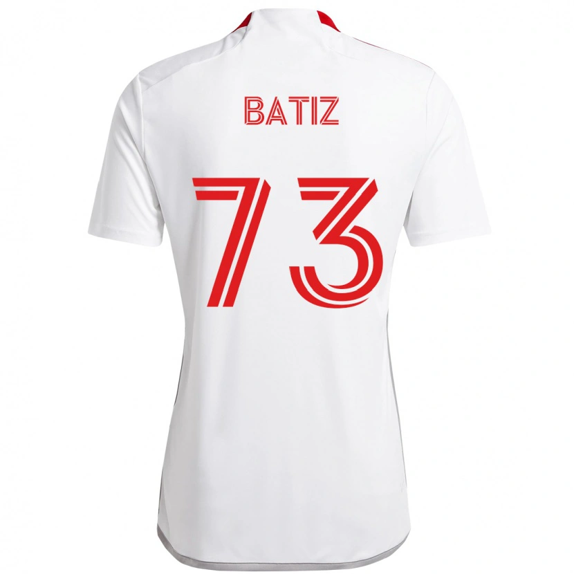 Danxen Herren Jesus Batiz #73 Rot Weiß Auswärtstrikot Trikot 2025/26 T-Shirt Schweiz