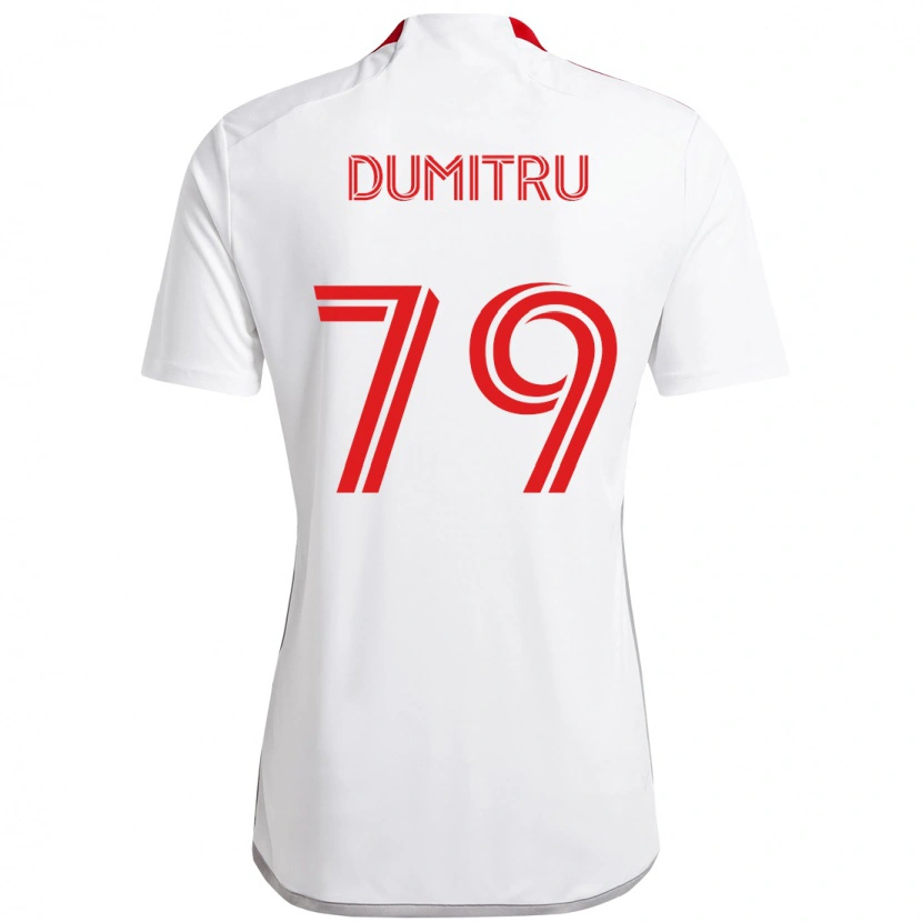 Danxen Herren Andrei Dumitru #79 Rot Weiß Auswärtstrikot Trikot 2025/26 T-Shirt Schweiz