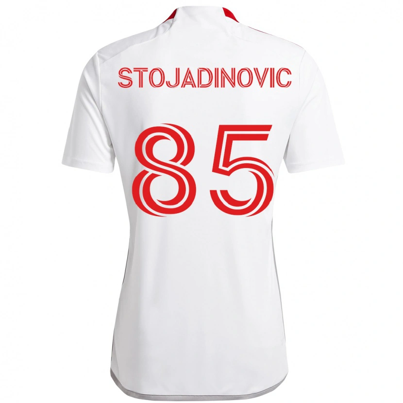 Danxen Herren Marko Stojadinovic #85 Rot Weiß Auswärtstrikot Trikot 2025/26 T-Shirt Schweiz