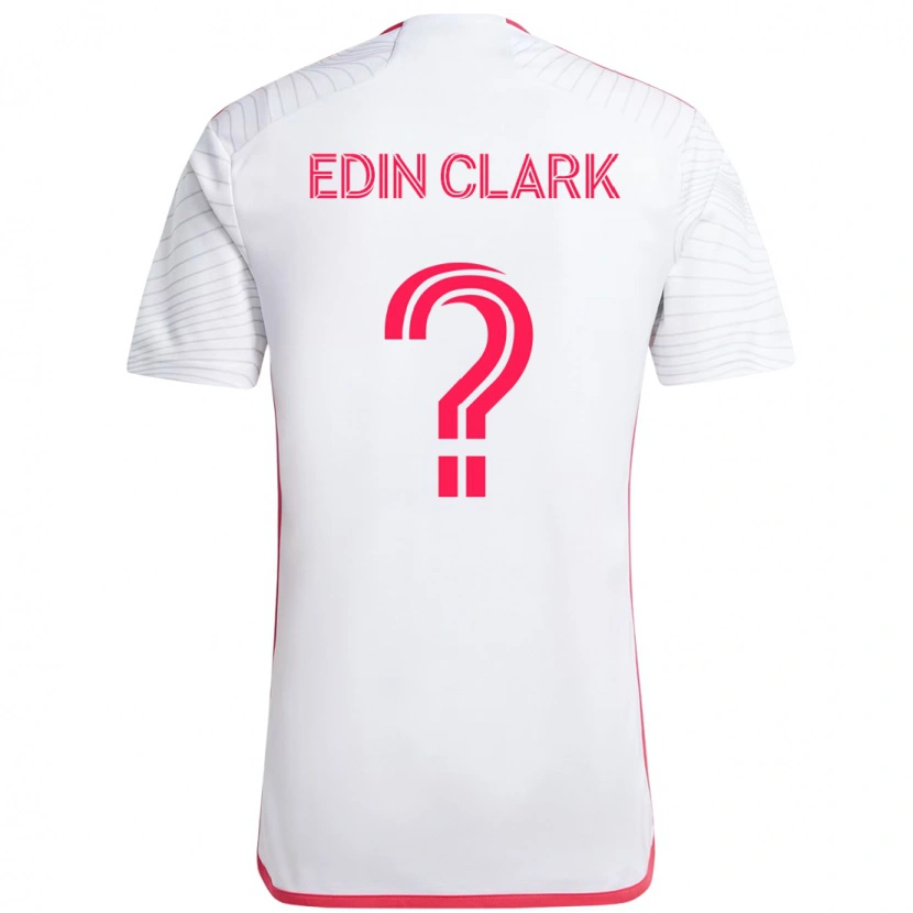 Danxen Herren Edin Clark #0 Magenta Weiß Auswärtstrikot Trikot 2025/26 T-Shirt Schweiz