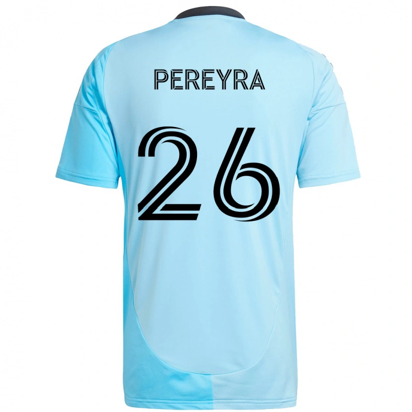 Danxen Herren Joaquín Pereyra #26 Schwarz Blau Auswärtstrikot Trikot 2025/26 T-Shirt Schweiz