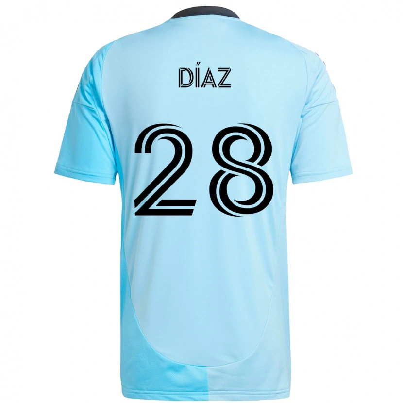 Danxen Herren Jefferson Díaz #28 Schwarz Blau Auswärtstrikot Trikot 2025/26 T-Shirt Schweiz