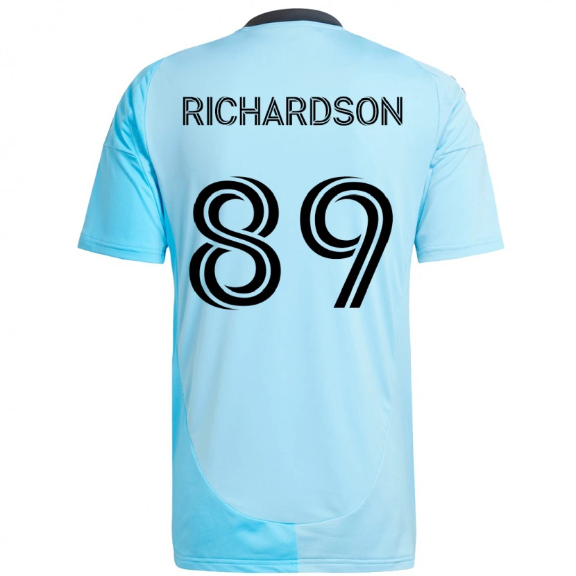 Danxen Herren Nick Richardson #89 Schwarz Blau Auswärtstrikot Trikot 2025/26 T-Shirt Schweiz