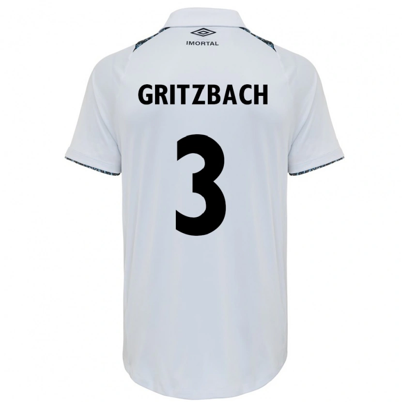 Danxen Herren Fernanda Gritzbach #3 Blau Schwarz Weiß Auswärtstrikot Trikot 2025/26 T-Shirt Schweiz