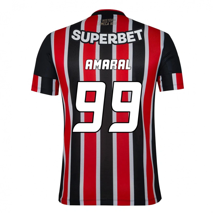 Danxen Herren Vitória Amaral #99 Rot Schwarz Weiß Auswärtstrikot Trikot 2025/26 T-Shirt Schweiz