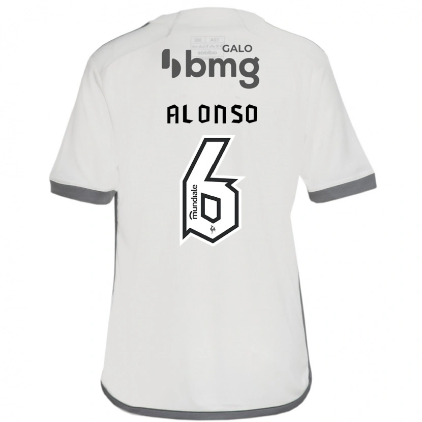 Danxen Herren Júnior Alonso #6 Weiß Schwarz Auswärtstrikot Trikot 2025/26 T-Shirt Schweiz