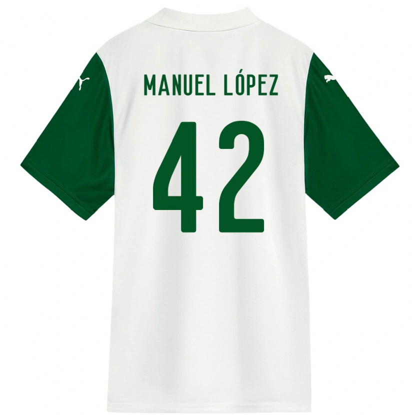 Danxen Herren José Manuel López #42 Grün Weiß Auswärtstrikot Trikot 2025/26 T-Shirt Schweiz