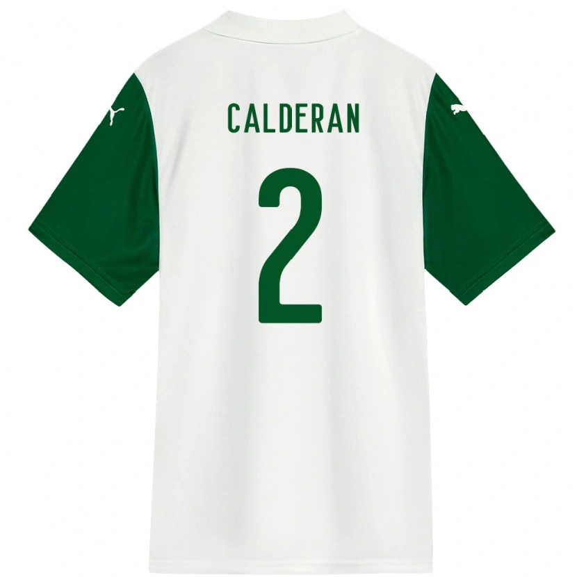 Danxen Herren Bruna Calderan #2 Grün Weiß Auswärtstrikot Trikot 2025/26 T-Shirt Schweiz