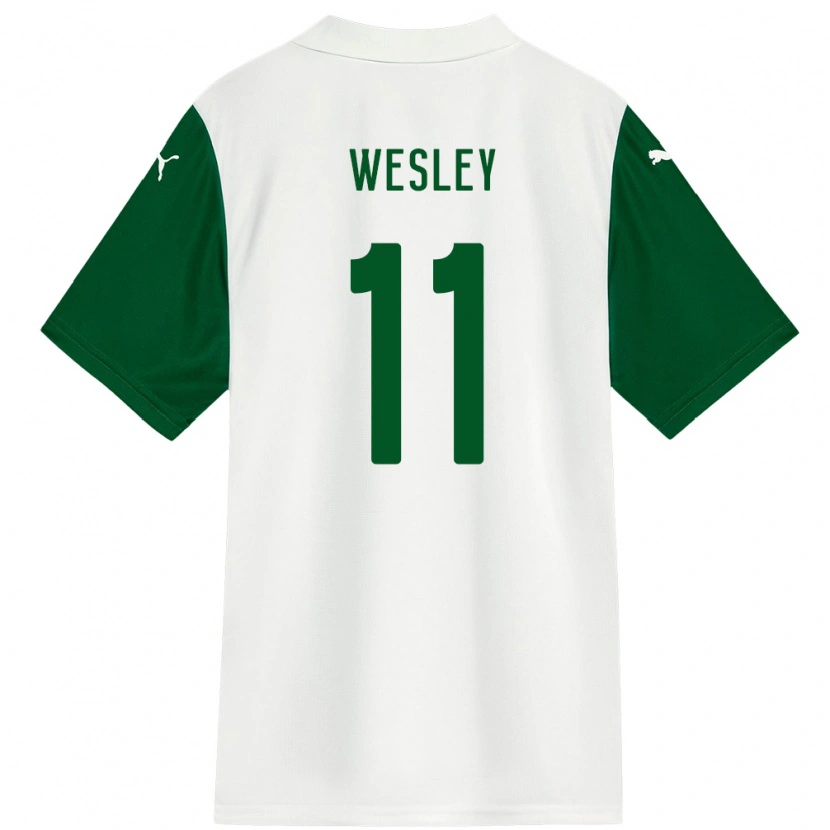 Danxen Herren Wesley #11 Grün Weiß Auswärtstrikot Trikot 2025/26 T-Shirt Schweiz