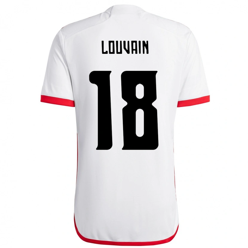 Danxen Herren Gaby Louvain #18 Rot Schwarz Auswärtstrikot Trikot 2025/26 T-Shirt Schweiz