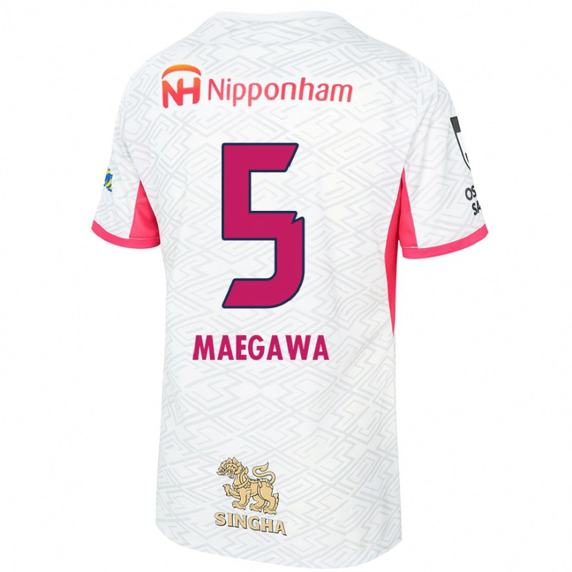 Danxen Herren Miki Maegawa #5 Sakura Rosa Weiß Auswärtstrikot Trikot 2025/26 T-Shirt Schweiz