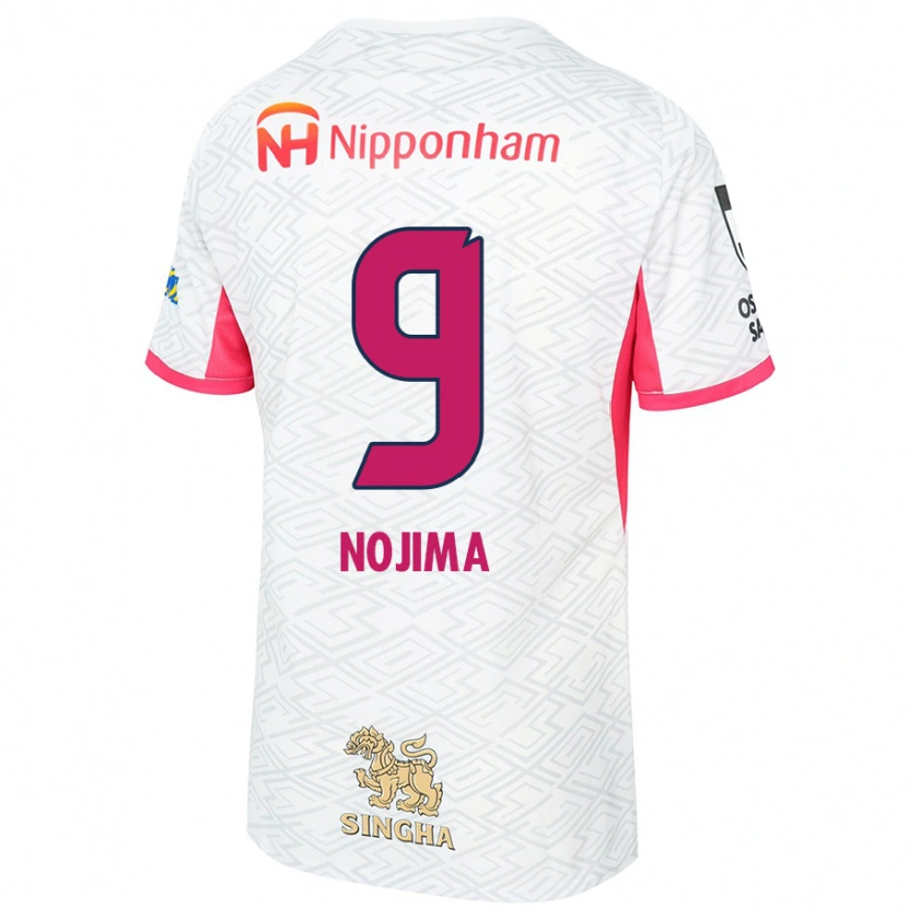 Danxen Herren Sakura Nojima #9 Sakura Rosa Weiß Auswärtstrikot Trikot 2025/26 T-Shirt Schweiz