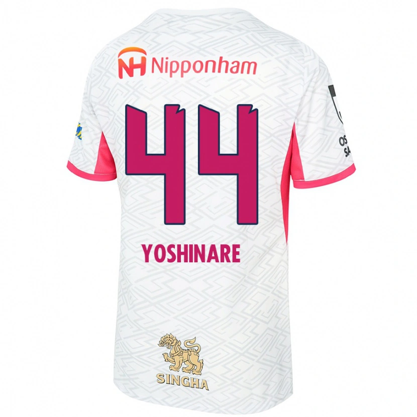 Danxen Herren Takaya Yoshinare #44 Sakura Rosa Weiß Auswärtstrikot Trikot 2025/26 T-Shirt Schweiz