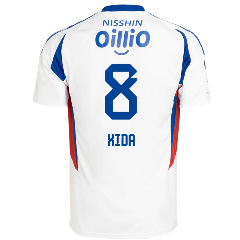 Danxen Herren Takuya Kida #8 Königsblau Weiß Auswärtstrikot Trikot 2025/26 T-Shirt Schweiz