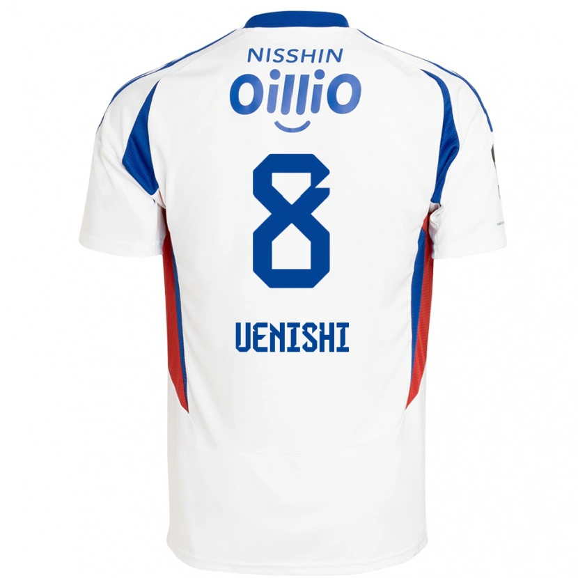 Danxen Herren Haruki Uenishi #8 Königsblau Weiß Auswärtstrikot Trikot 2025/26 T-Shirt Schweiz