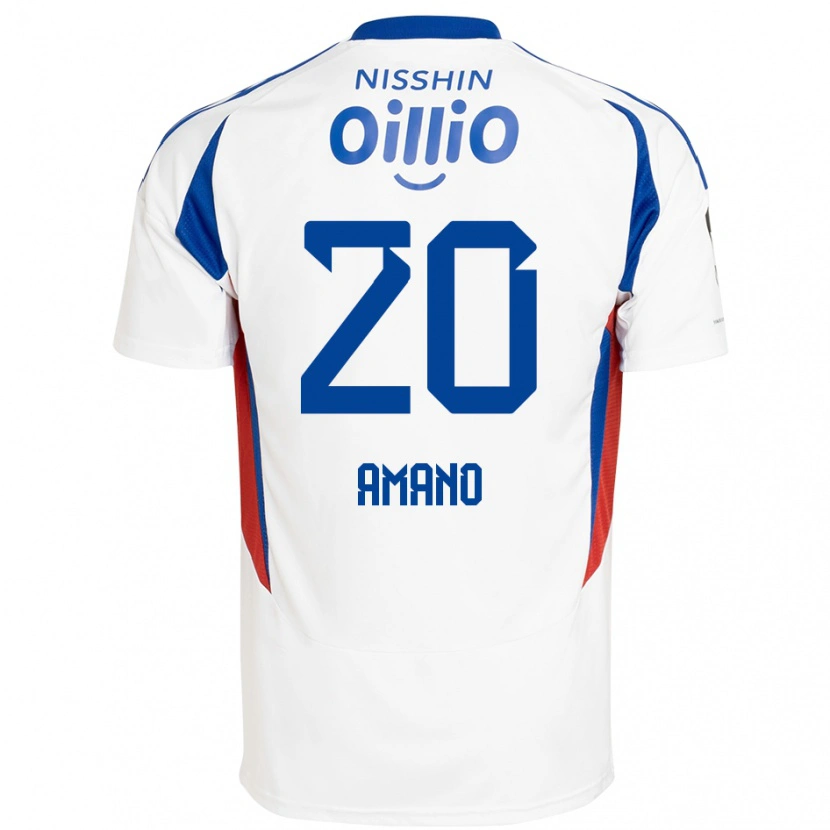 Danxen Herren Jun Amano #20 Königsblau Weiß Auswärtstrikot Trikot 2025/26 T-Shirt Schweiz