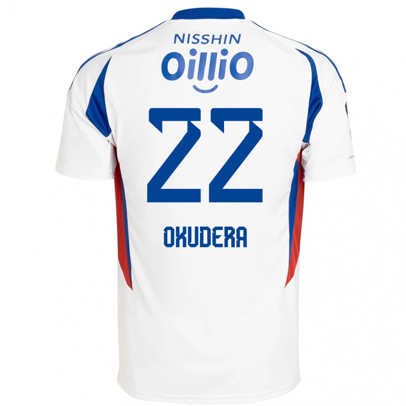 Danxen Herren Minato Okudera #22 Königsblau Weiß Auswärtstrikot Trikot 2025/26 T-Shirt Schweiz