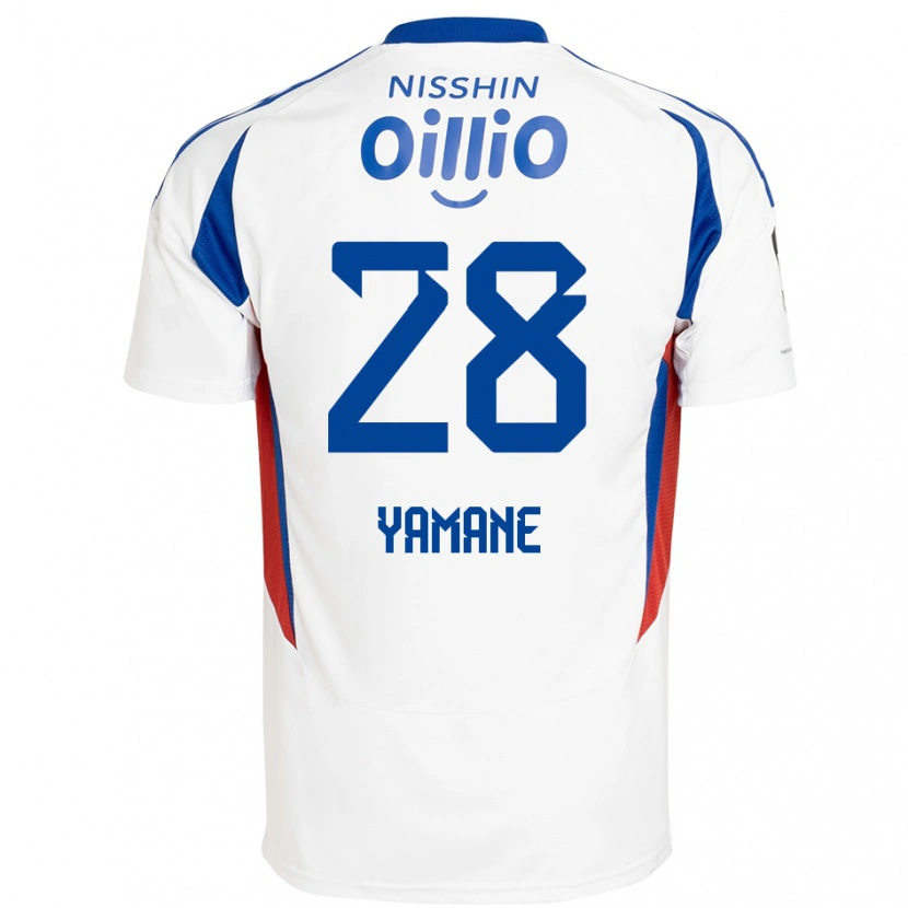 Danxen Herren Riku Yamane #28 Königsblau Weiß Auswärtstrikot Trikot 2025/26 T-Shirt Schweiz