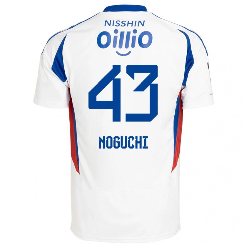 Danxen Herren Reno Noguchi #43 Königsblau Weiß Auswärtstrikot Trikot 2025/26 T-Shirt Schweiz