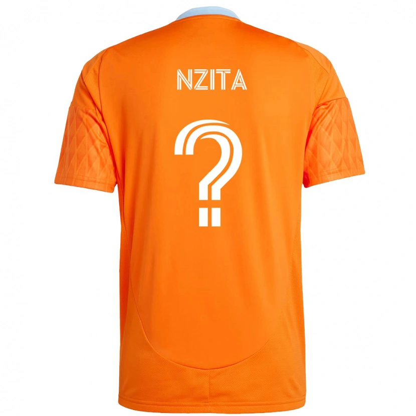 Danxen Damen Sebastiao Nzita #0 Lila Orange Heimtrikot Trikot 2025/26 T-Shirt Schweiz