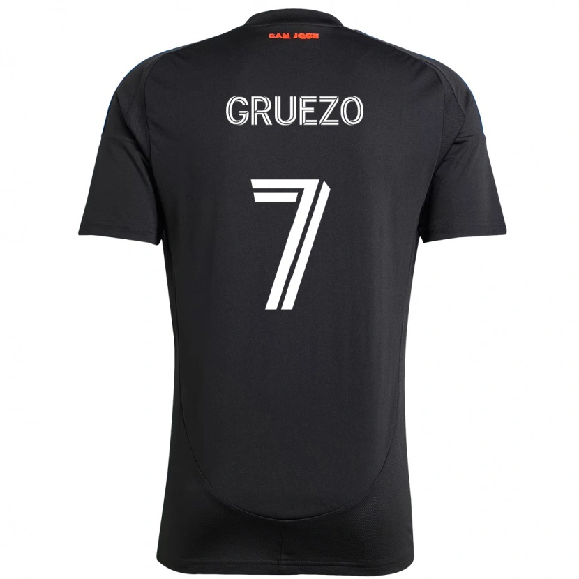 Danxen Damen Carlos Gruezo #7 Weiß Rot Heimtrikot Trikot 2025/26 T-Shirt Schweiz