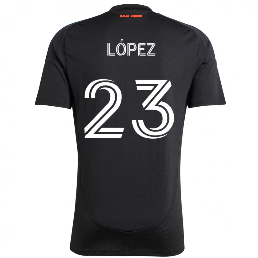 Danxen Damen Hernán López #23 Weiß Rot Heimtrikot Trikot 2025/26 T-Shirt Schweiz