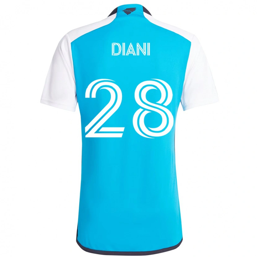 Danxen Damen Djibril Diani #28 Schwarz Weiß Heimtrikot Trikot 2025/26 T-Shirt Schweiz