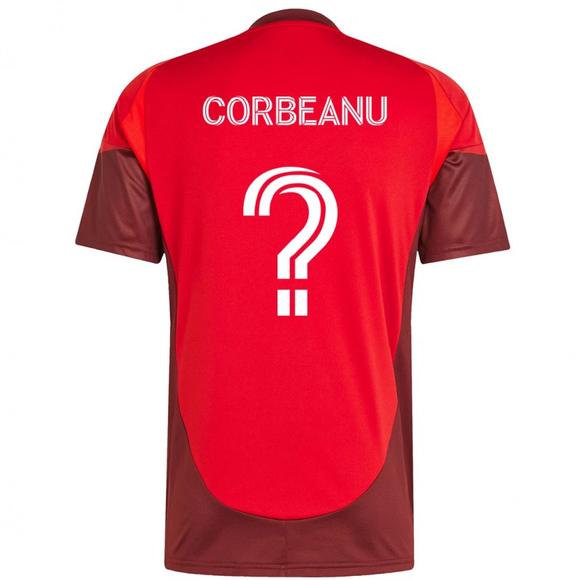 Danxen Damen Theo Corbeanu #0 Weiß Rot Heimtrikot Trikot 2025/26 T-Shirt Schweiz