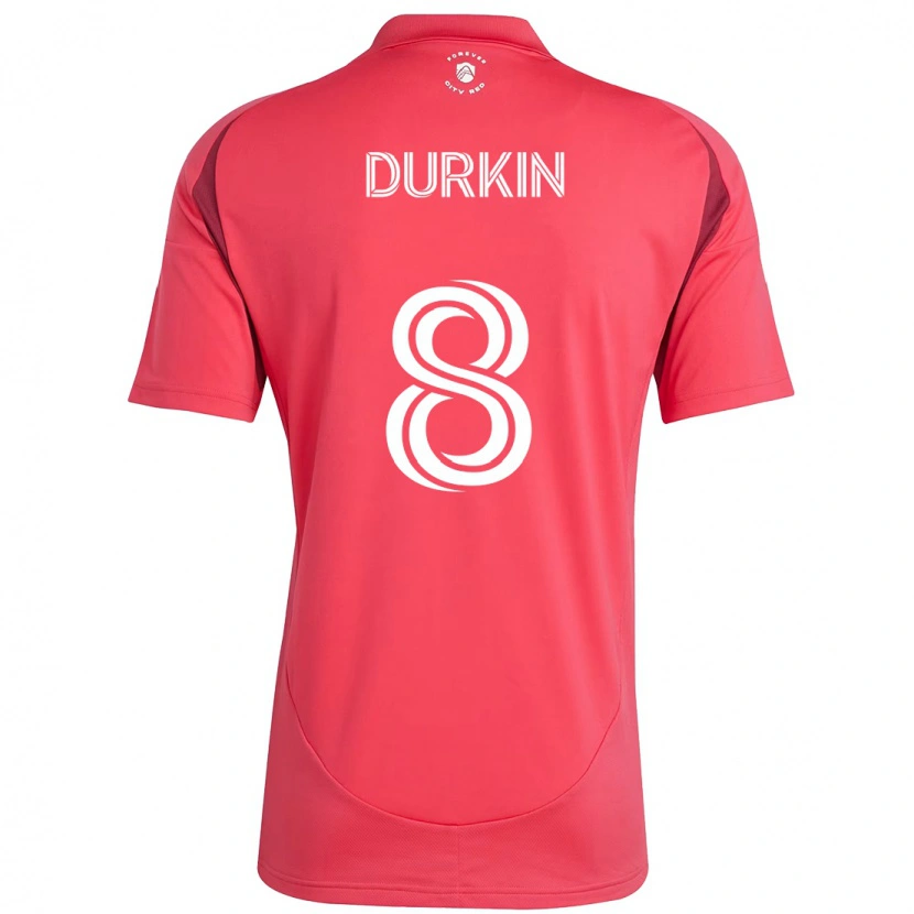 Danxen Damen Chris Durkin #8 Weiß Magenta Heimtrikot Trikot 2025/26 T-Shirt Schweiz