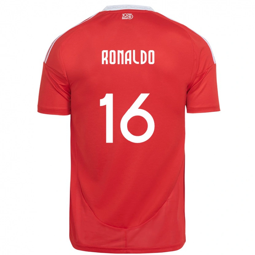 Danxen Damen Ronaldo #16 Weiß Rot Heimtrikot Trikot 2025/26 T-Shirt Schweiz