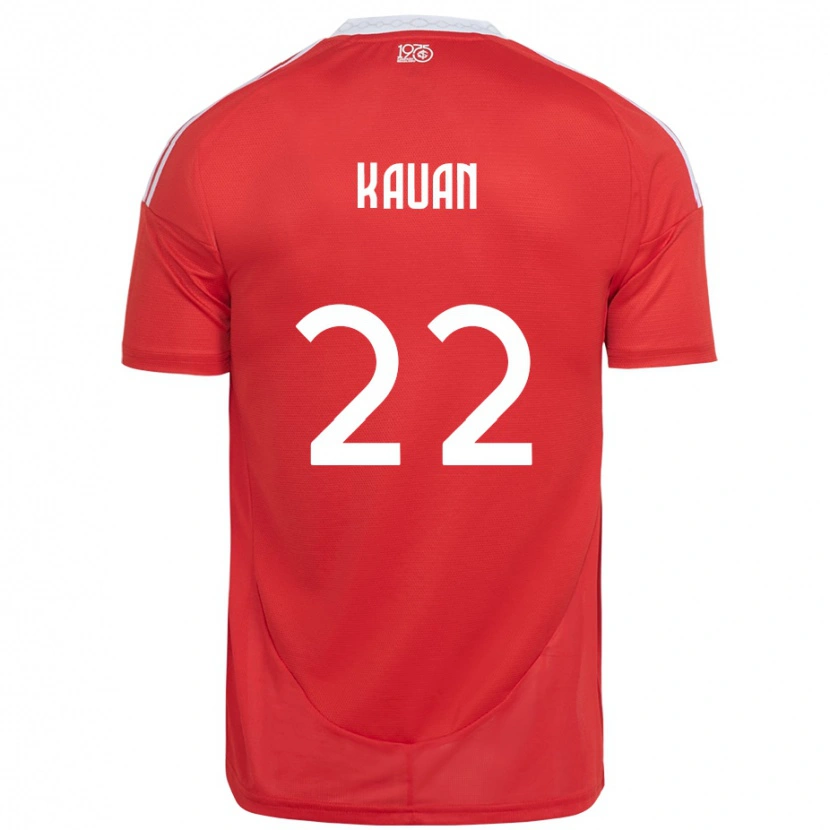 Danxen Damen Kauan #22 Weiß Rot Heimtrikot Trikot 2025/26 T-Shirt Schweiz