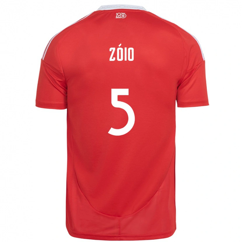 Danxen Damen Zóio #5 Weiß Rot Heimtrikot Trikot 2025/26 T-Shirt Schweiz