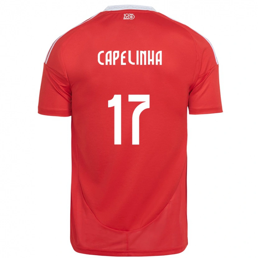 Danxen Damen Capelinha #17 Weiß Rot Heimtrikot Trikot 2025/26 T-Shirt Schweiz