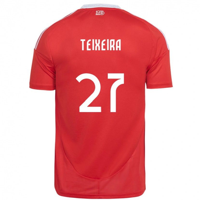 Danxen Damen Danny Teixeira #27 Weiß Rot Heimtrikot Trikot 2025/26 T-Shirt Schweiz