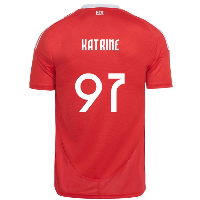 Danxen Damen Katrine #97 Weiß Rot Heimtrikot Trikot 2025/26 T-Shirt Schweiz