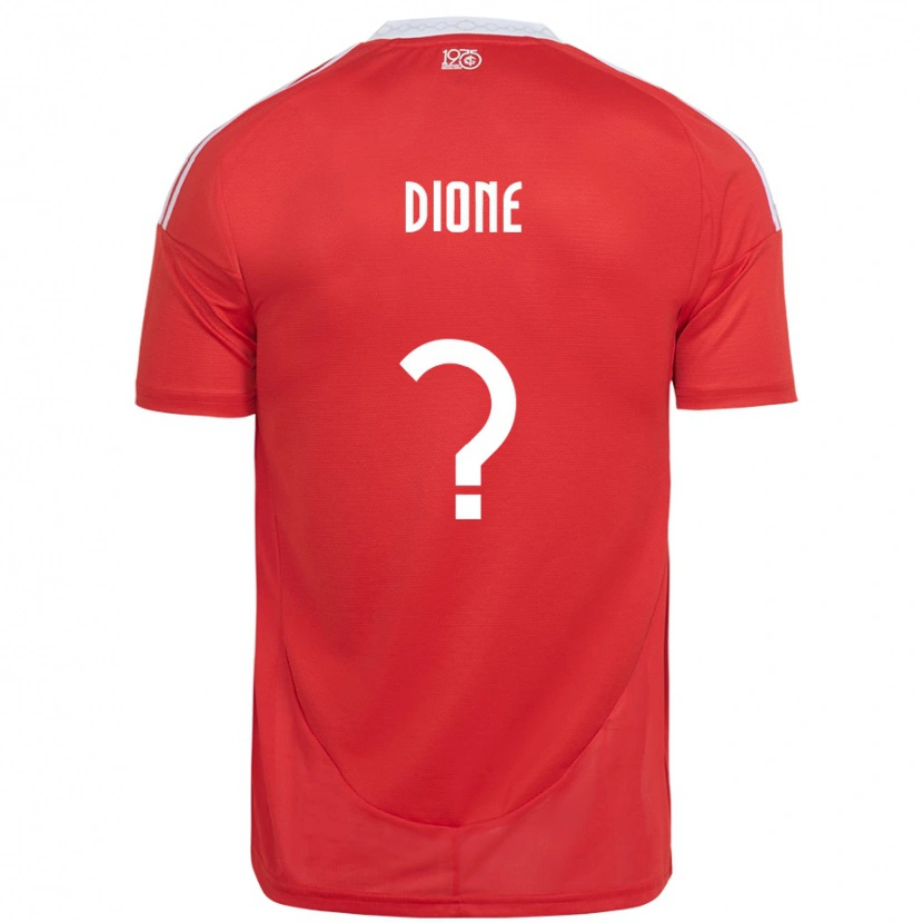 Danxen Damen Dione #0 Weiß Rot Heimtrikot Trikot 2025/26 T-Shirt Schweiz