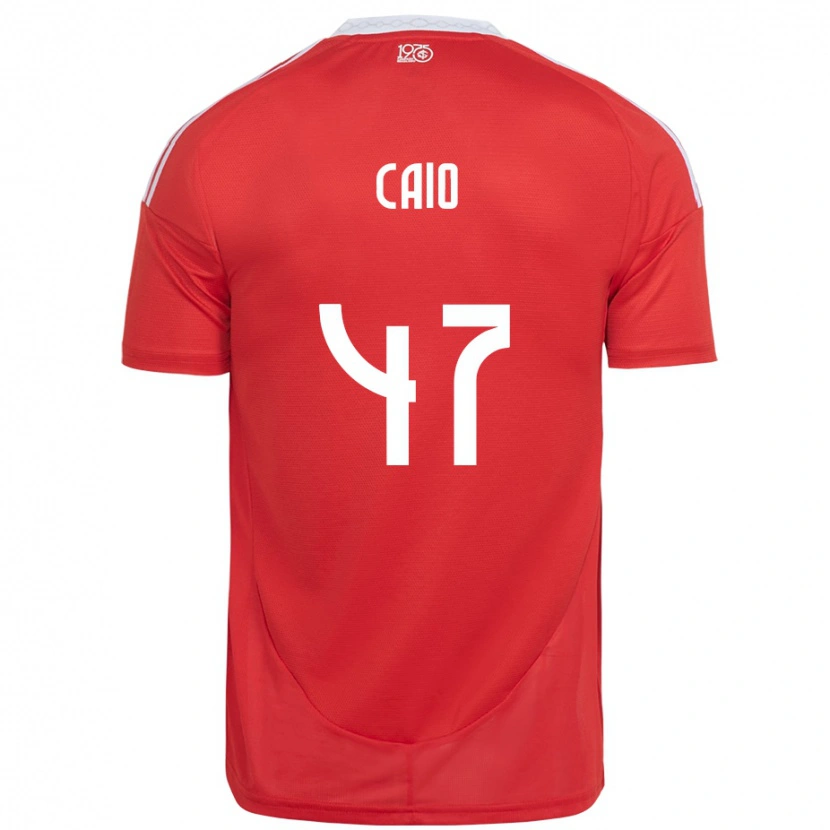 Danxen Damen Caio Vidal #47 Weiß Rot Heimtrikot Trikot 2025/26 T-Shirt Schweiz