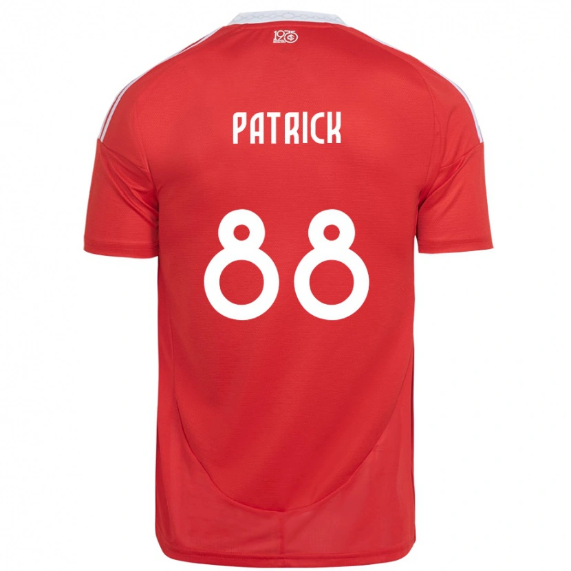 Danxen Damen Patrick #88 Weiß Rot Heimtrikot Trikot 2025/26 T-Shirt Schweiz