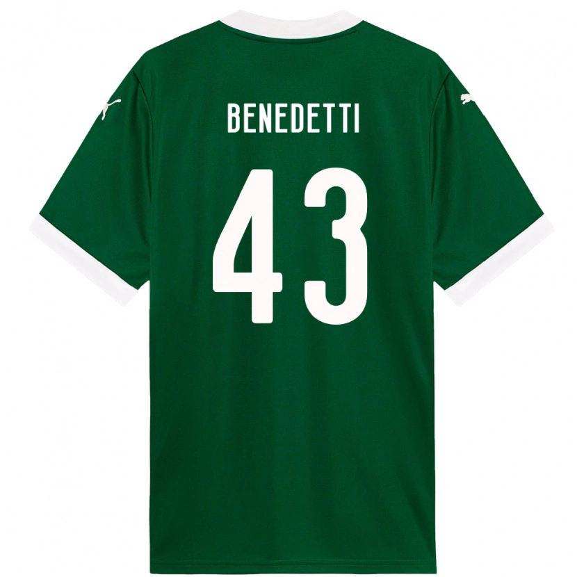 Danxen Damen Luis Benedetti #43 Weiß Grün Heimtrikot Trikot 2025/26 T-Shirt Schweiz