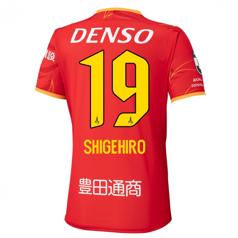 Danxen Damen Takuya Shigehiro #19 Weiß Rot Heimtrikot Trikot 2025/26 T-Shirt Schweiz