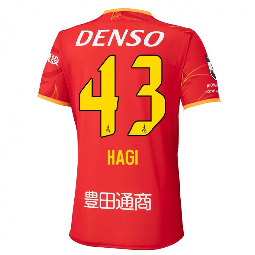 Danxen Damen Hiroaki Hagi #43 Weiß Rot Heimtrikot Trikot 2025/26 T-Shirt Schweiz