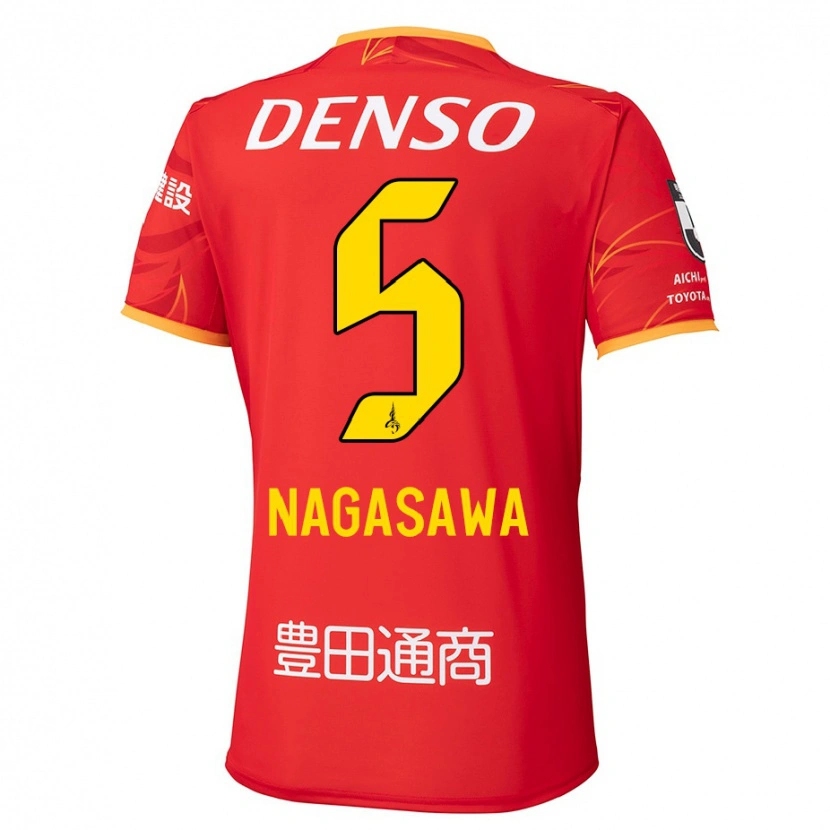 Danxen Damen Kazuki Nagasawa #5 Weiß Rot Heimtrikot Trikot 2025/26 T-Shirt Schweiz