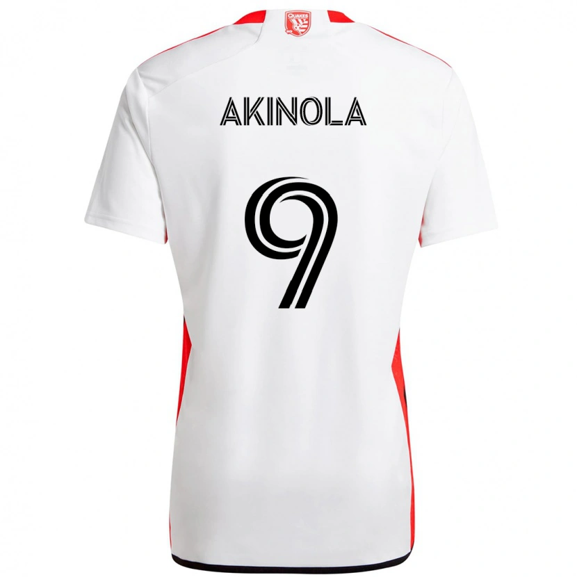 Danxen Damen Ayo Akinola #9 Schwarz Dunkelblau Auswärtstrikot Trikot 2025/26 T-Shirt Schweiz