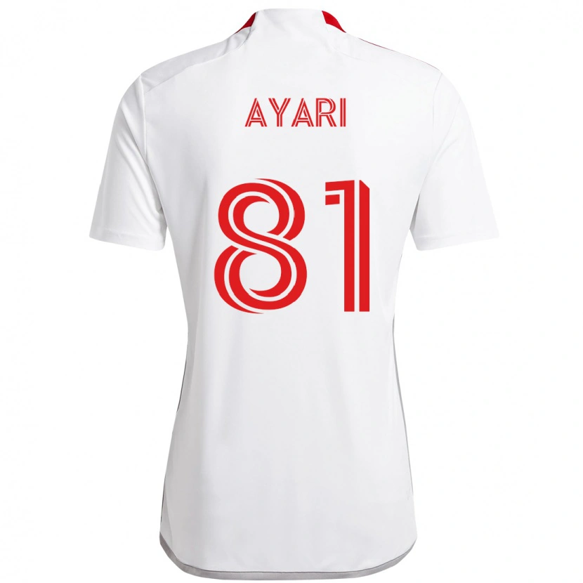 Danxen Damen Hassan Ayari #81 Rot Weiß Auswärtstrikot Trikot 2025/26 T-Shirt Schweiz