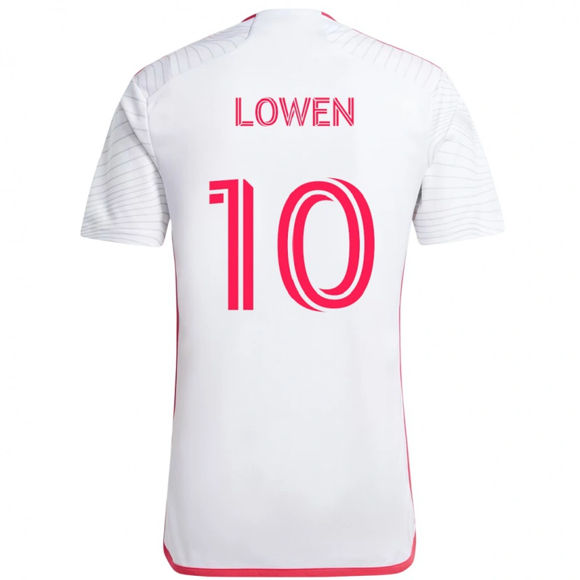 Danxen Damen Eduard Löwen #10 Magenta Weiß Auswärtstrikot Trikot 2025/26 T-Shirt Schweiz