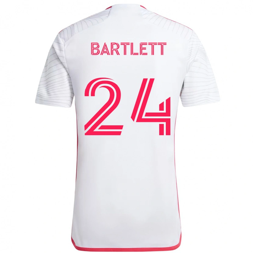 Danxen Damen Lucas Bartlett #24 Magenta Weiß Auswärtstrikot Trikot 2025/26 T-Shirt Schweiz